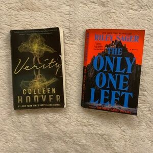 “Verity” Book and “The Only One Left.”